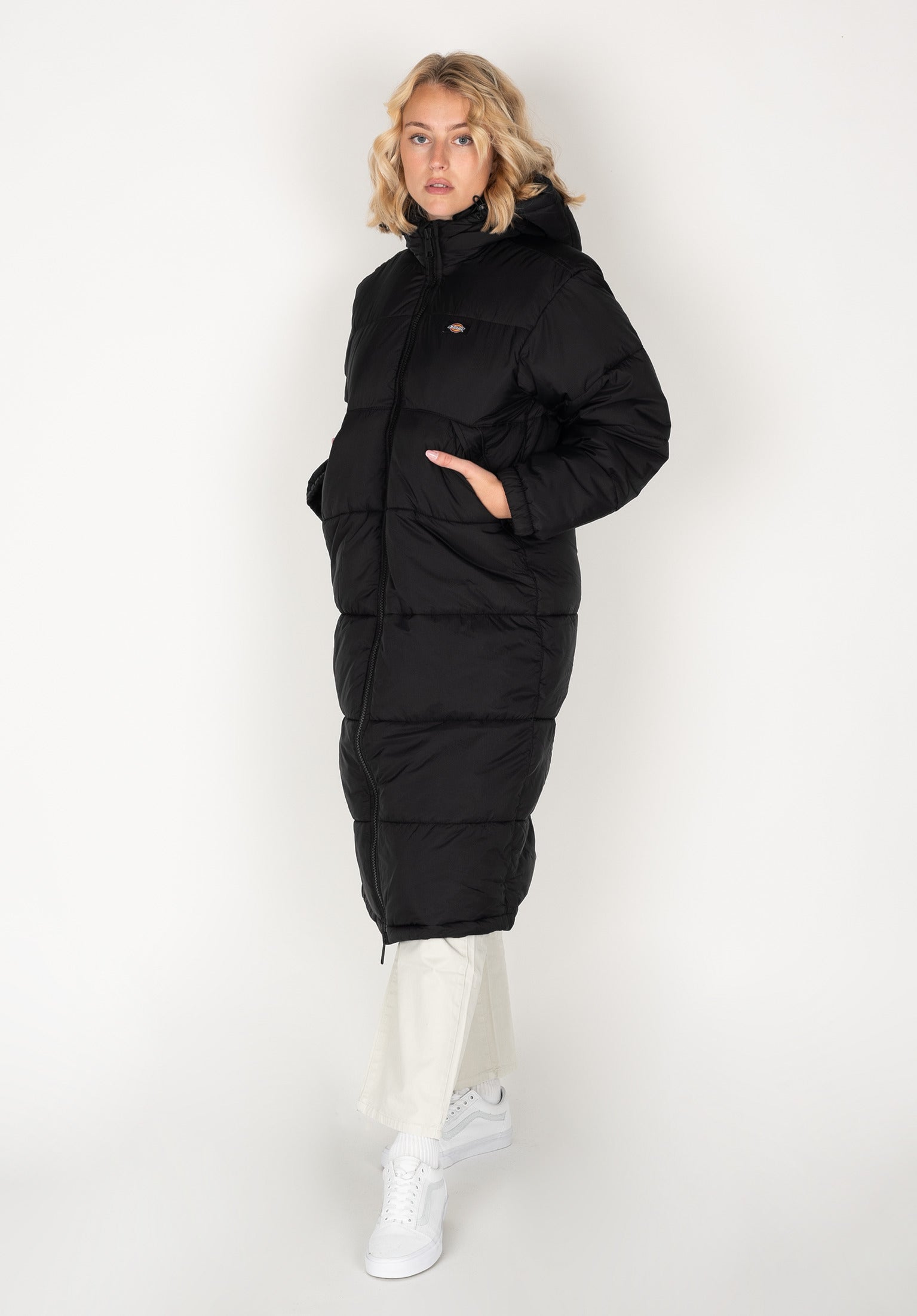 Alatna Long Dickies Winter Jackets in black for women – TITUS