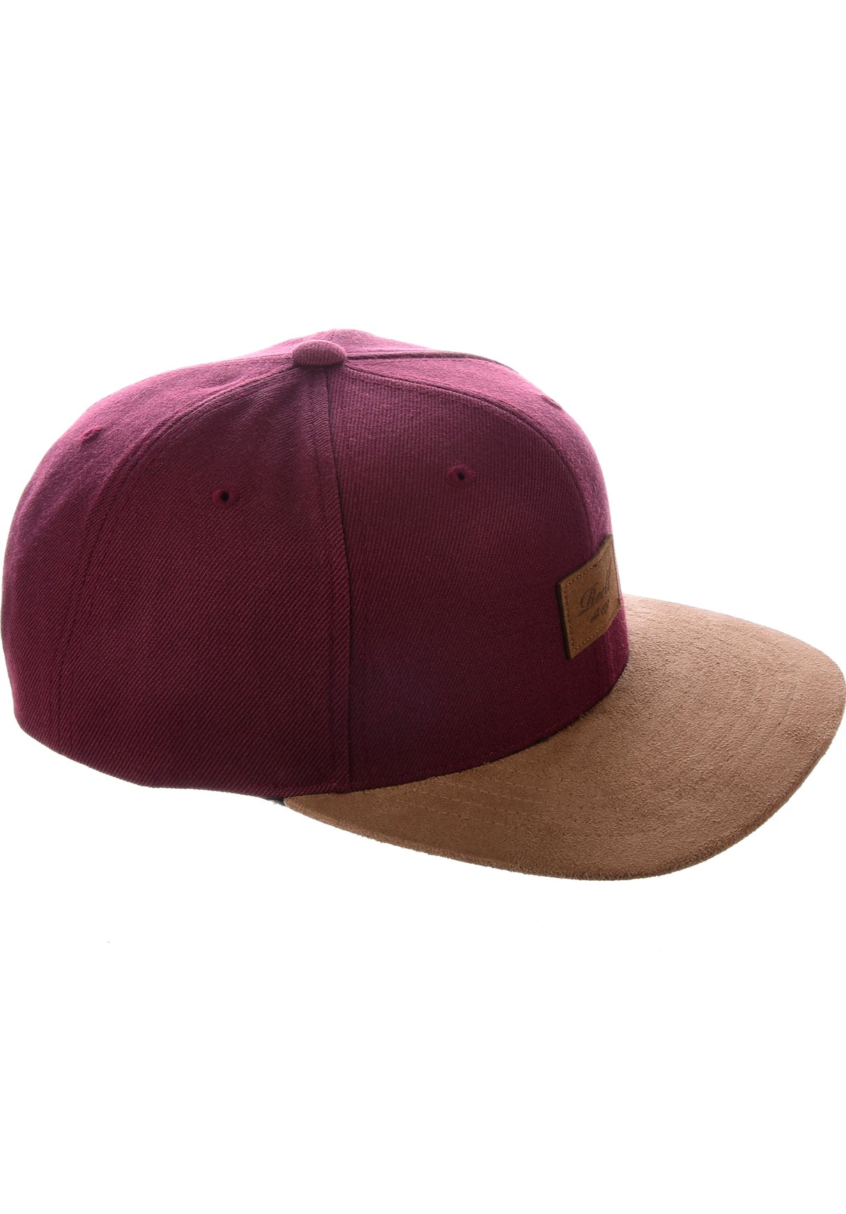 Suede 6-Panel maroon Close-Up2