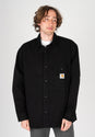 Reno Shirt Jac black-garmentdyed Vorderansicht