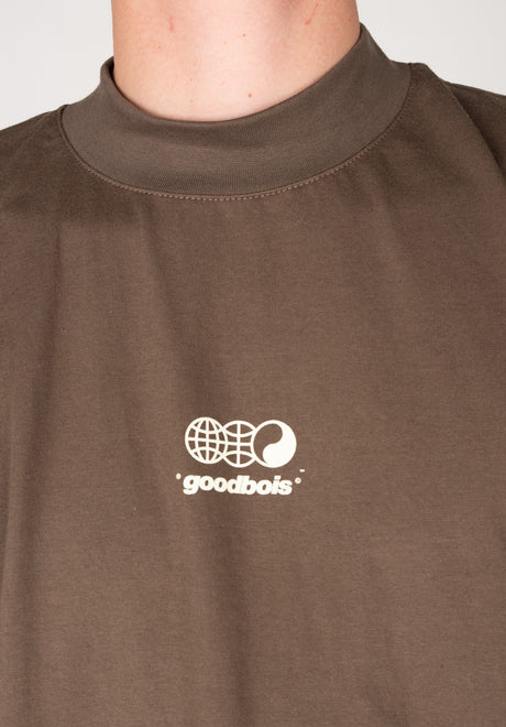 Official YinYang Mockneck stone Rückenansicht