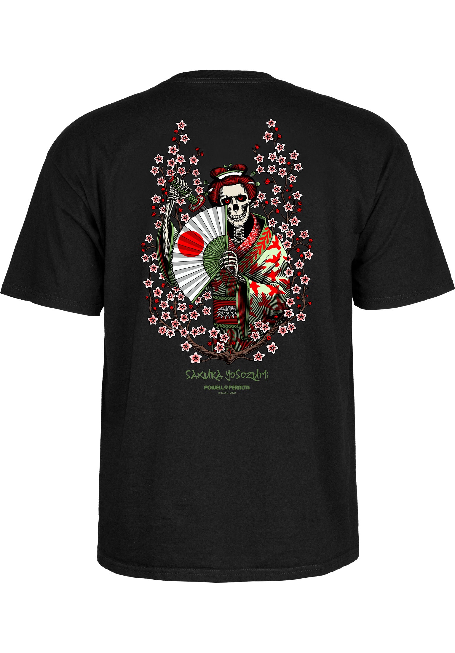 Sakura Yosozumi Powell-Peralta T-Shirt in black for men – TITUS