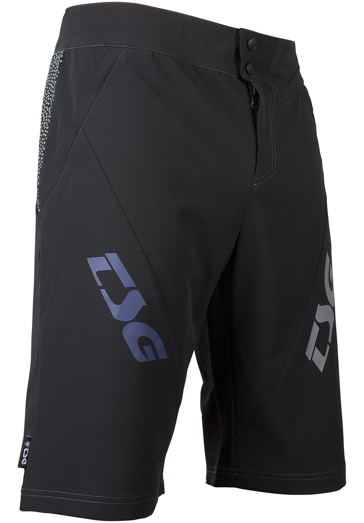MJ1 Bike Shorts black-blue Vorderansicht