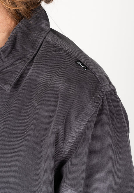Reell Strike Shirt-Longsleeve darkgrey – View 3