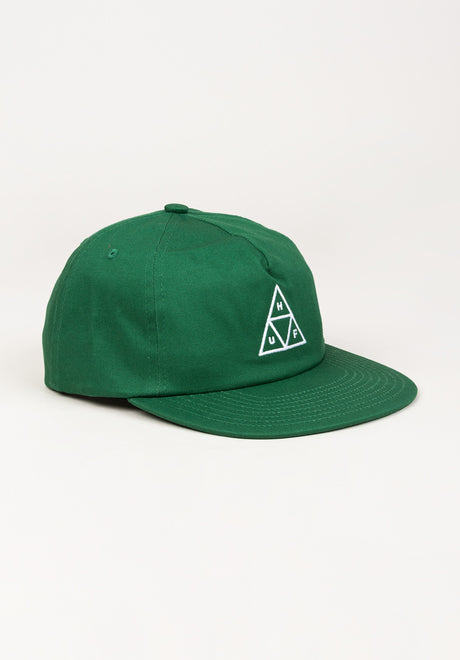 Triple Triangle Snapback forestgreen Vorderansicht