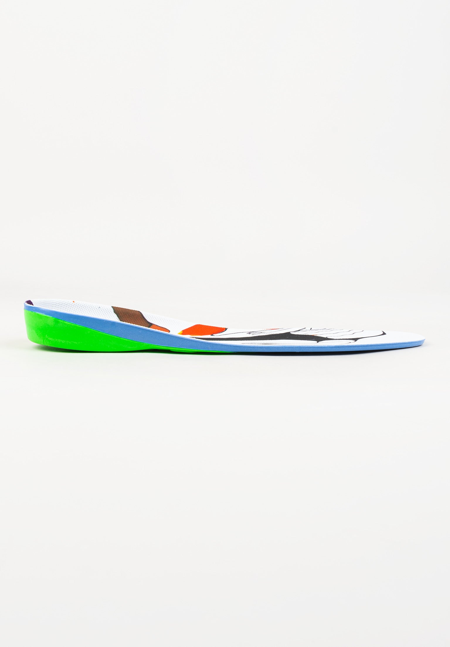 FOOTPRINT INSOLES COULOURS 2D HI ジェル Footprint Kingfoam Elite Hi Insoles - colours collectiv 2d
