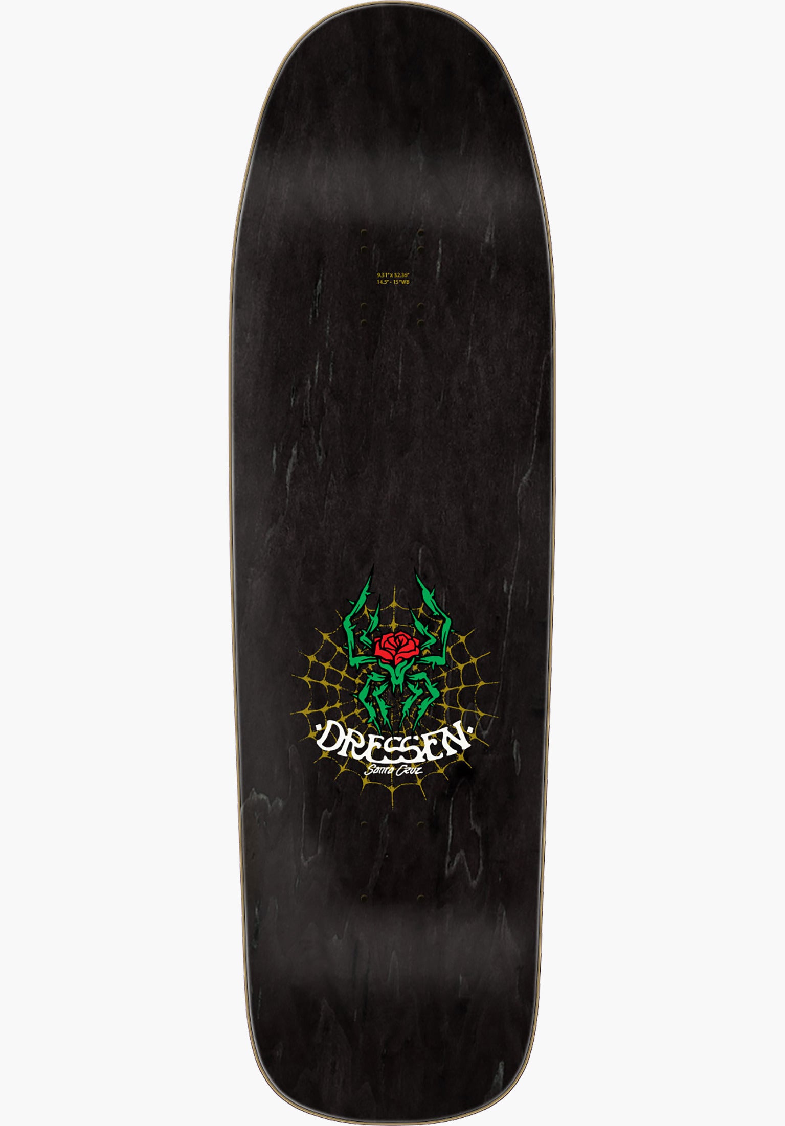 Dressen Rose Cross Shaped Santa-Cruz Deck in gold – TITUS