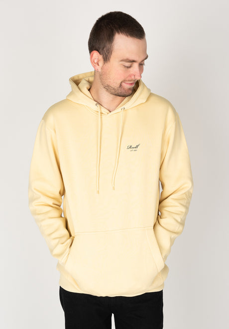 Reell Staple Logo Hoodie dirtyyellow – View 1