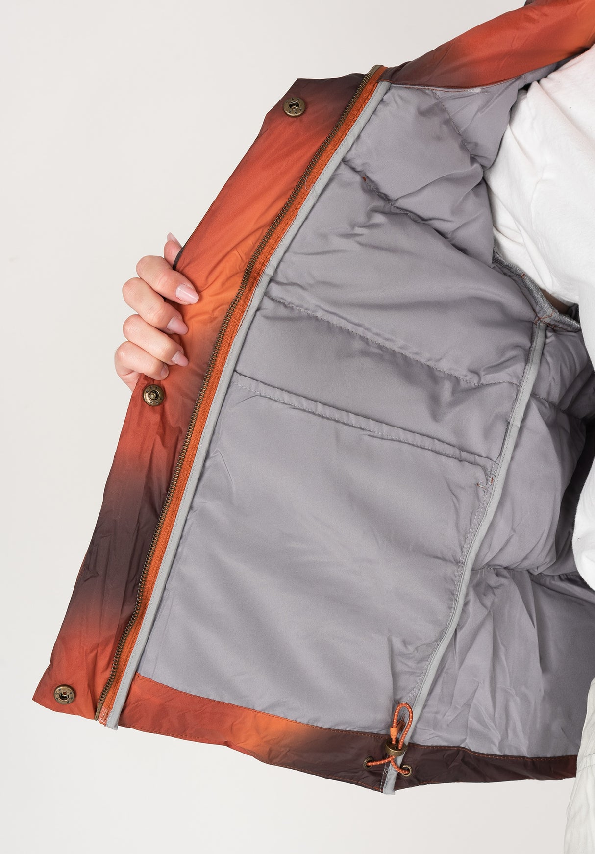 Lunis Ombre Ragwear Winter Jackets in cinnamoncombo for Women – TITUS