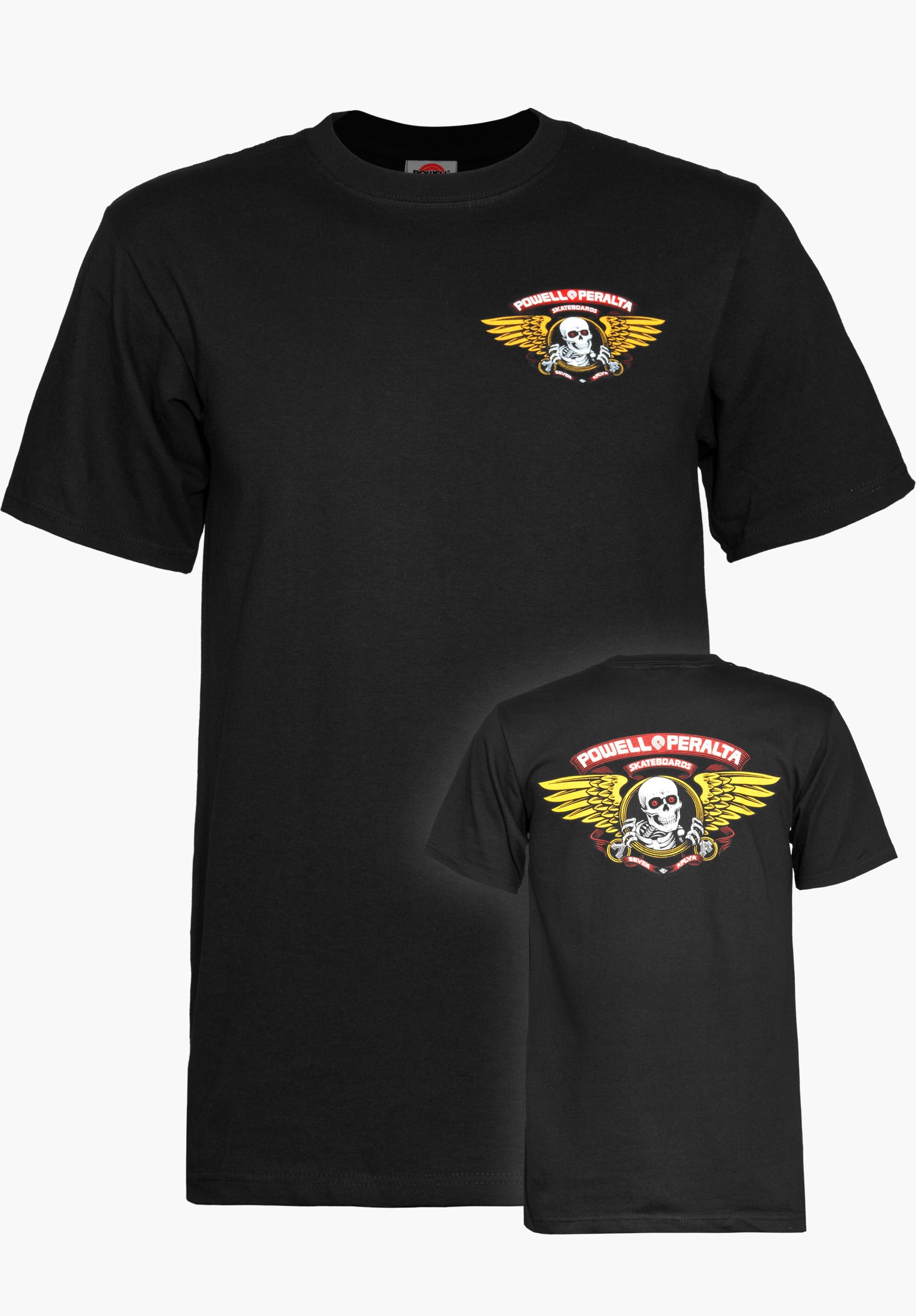 Winged Ripper Powell-Peralta T-Shirt in black for men – TITUS