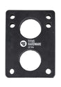 1/2" Riser black Vorderansicht
