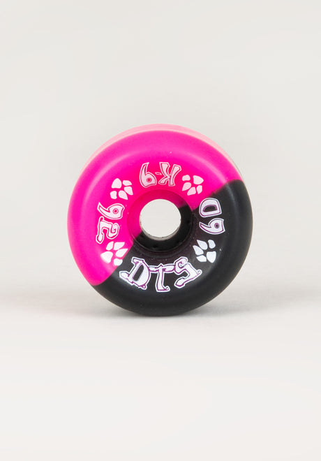 K-9 80's Wheels 92a pink-black Rückenansicht