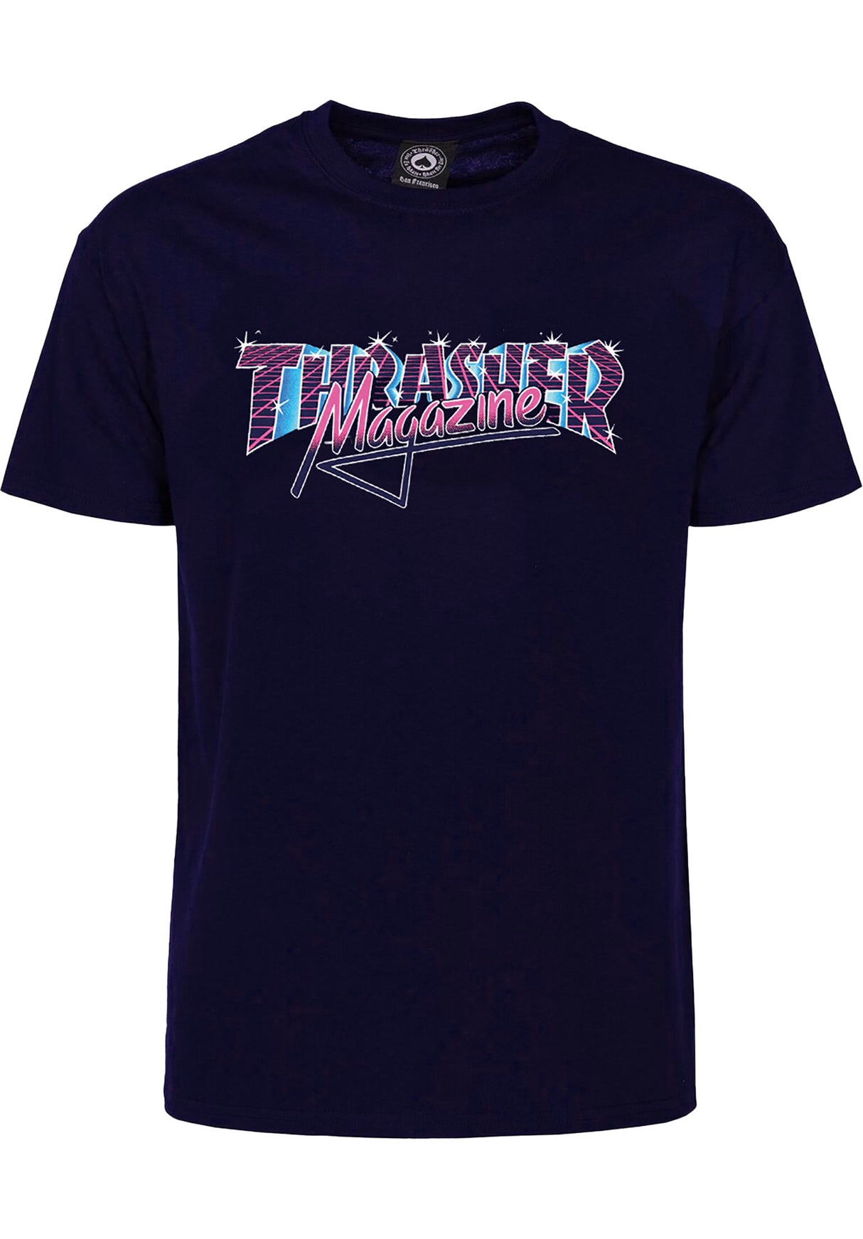 Vice Logo Thrasher Camiseta en navy para Hombre – TITUS