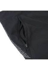 MJ1 Bike Shorts black-blue Close-Up2