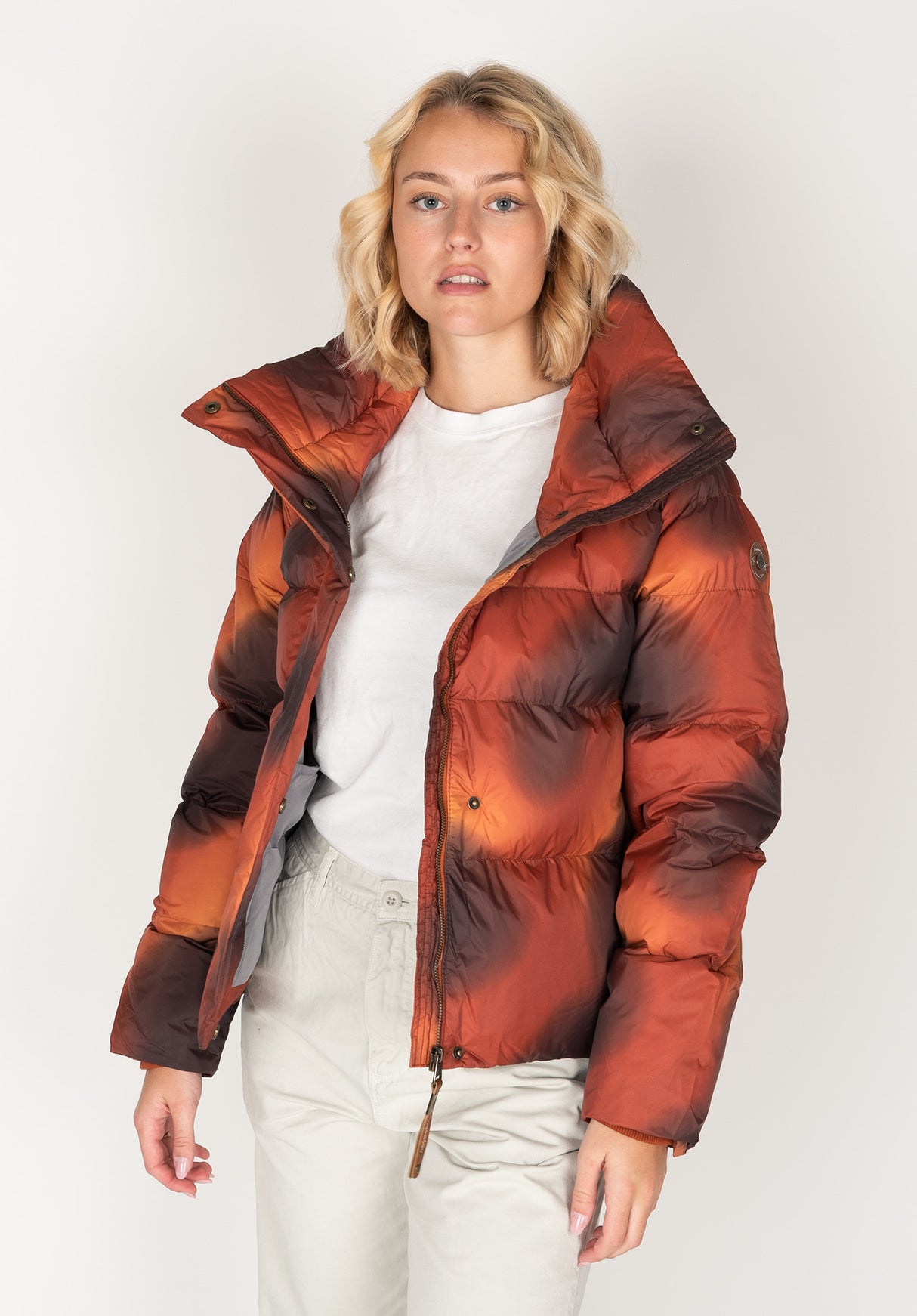 Lunis Ombre Ragwear Winter Jackets in cinnamoncombo for Women – TITUS