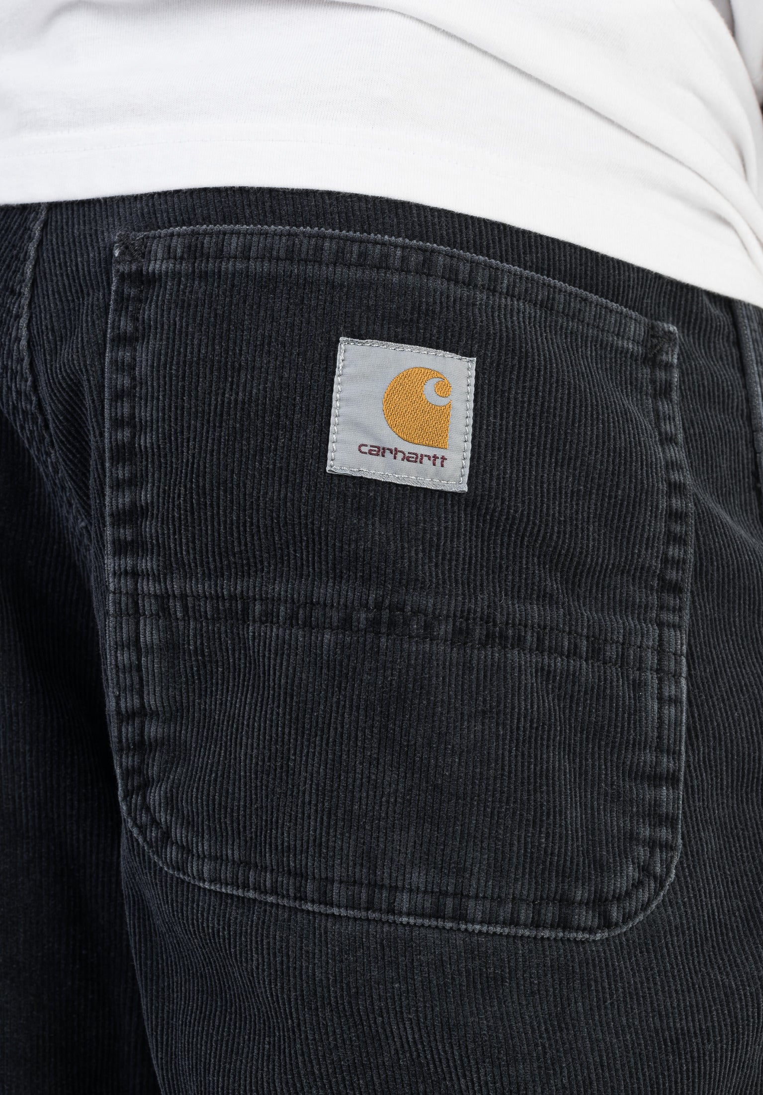 Simple Pant Carhartt WIP Chino- / Cloth pants in blackstonewashed