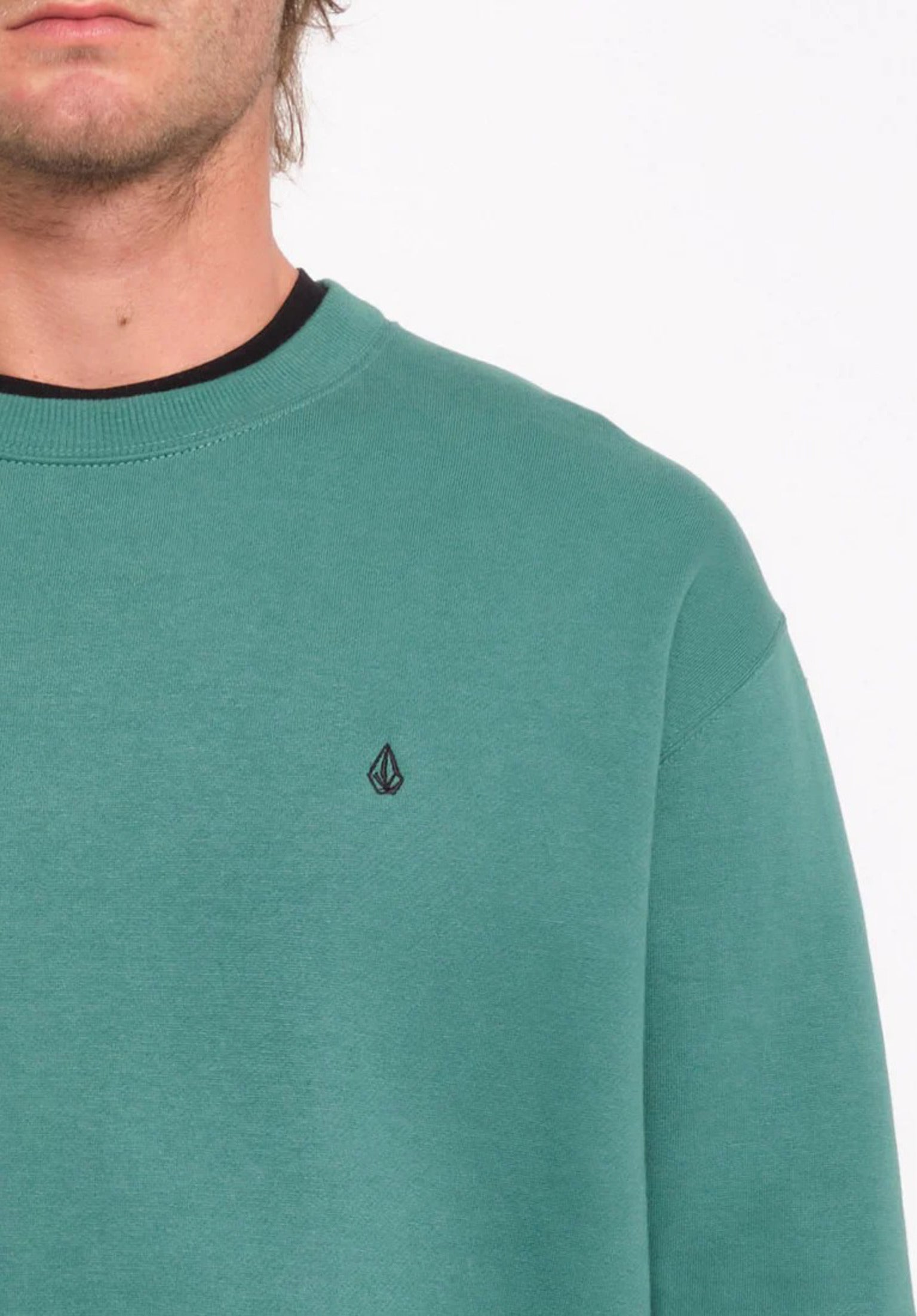 Single Stone Crew Volcom Sweatshirt in seagreen for c TITUS