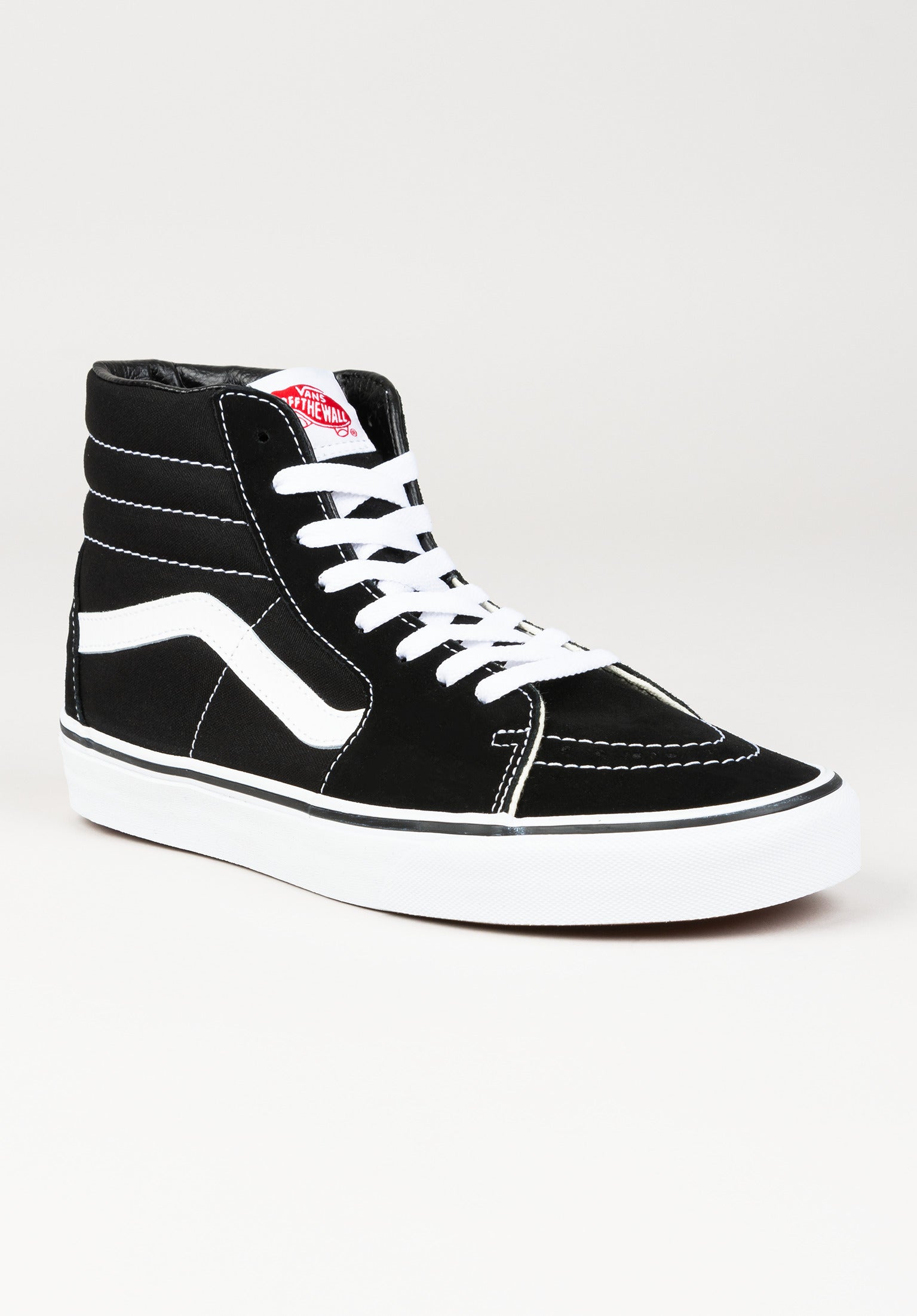 Sk8-Hi Vans Mens Shoes in black-black-white for men – TITUS Sk8-Hi Vans Mens Shoes in black-black-white for men – TITUS