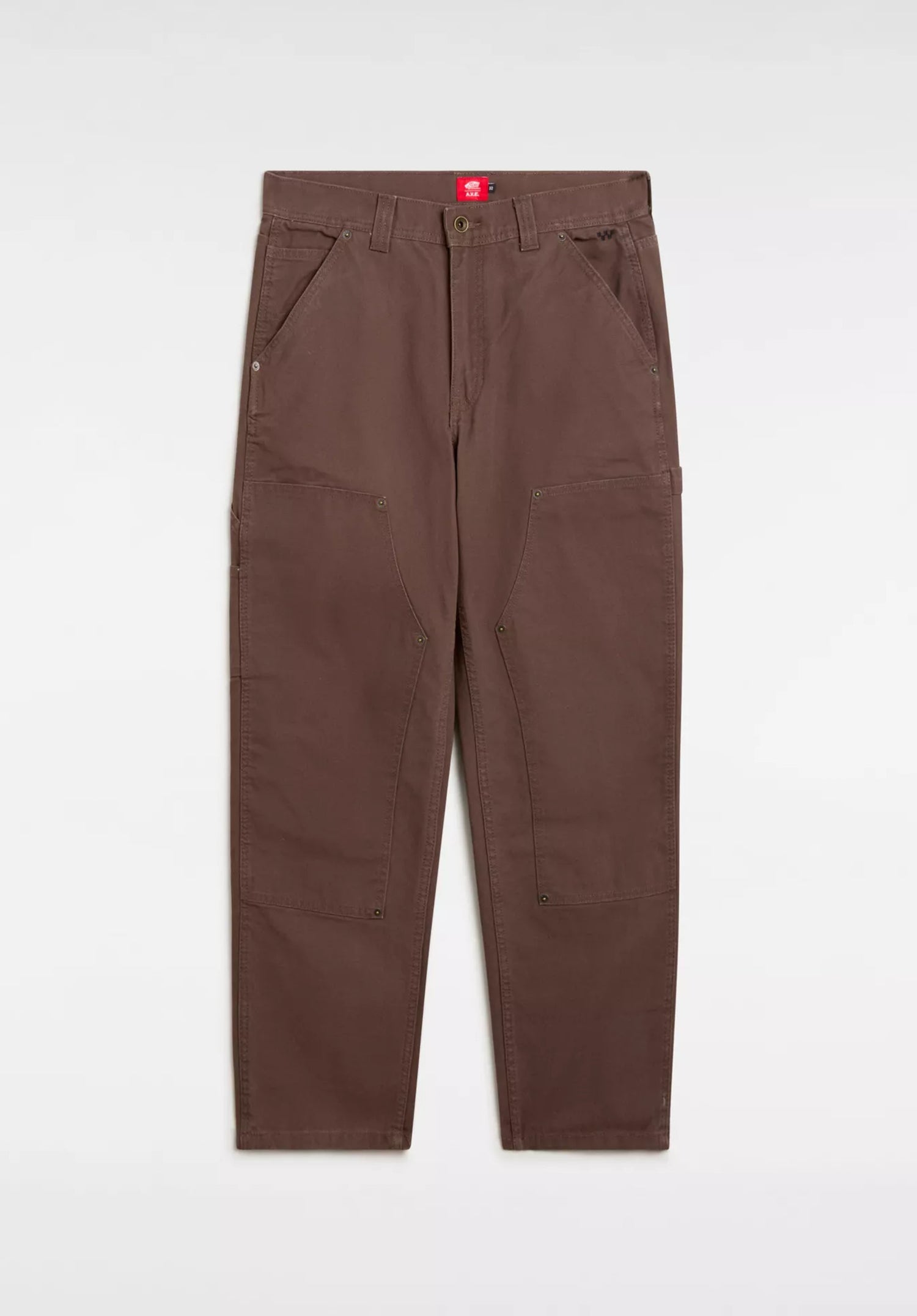 Skate Drill Chore AVE Loose Carp Pant chocolatebrown Vorderansicht Zoom Image