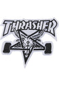Skate Goat 4" Patch white Vorderansicht