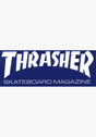 Skate Mag Super Sticker blue Vorderansicht