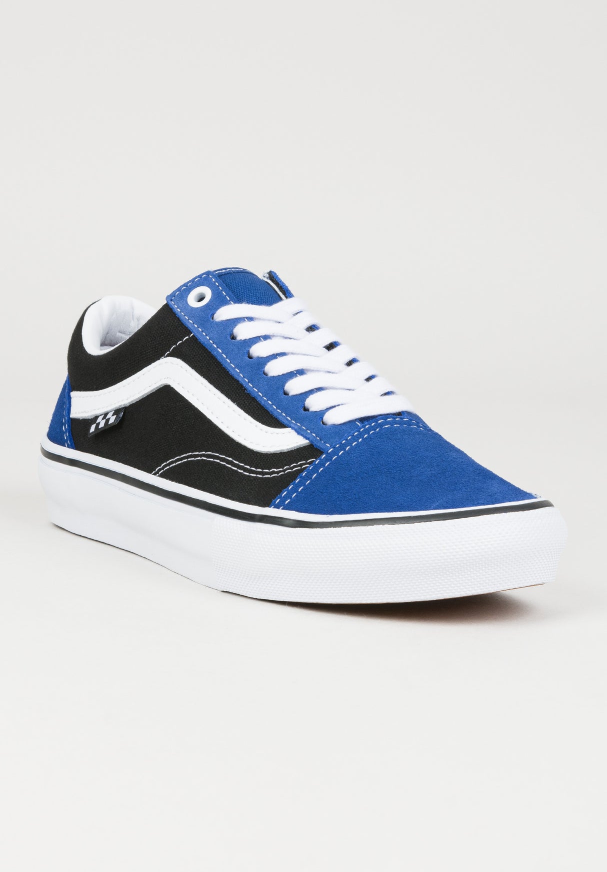 Skate Old Skool Vans Mens Shoes in blue-black-white for men – TITUS