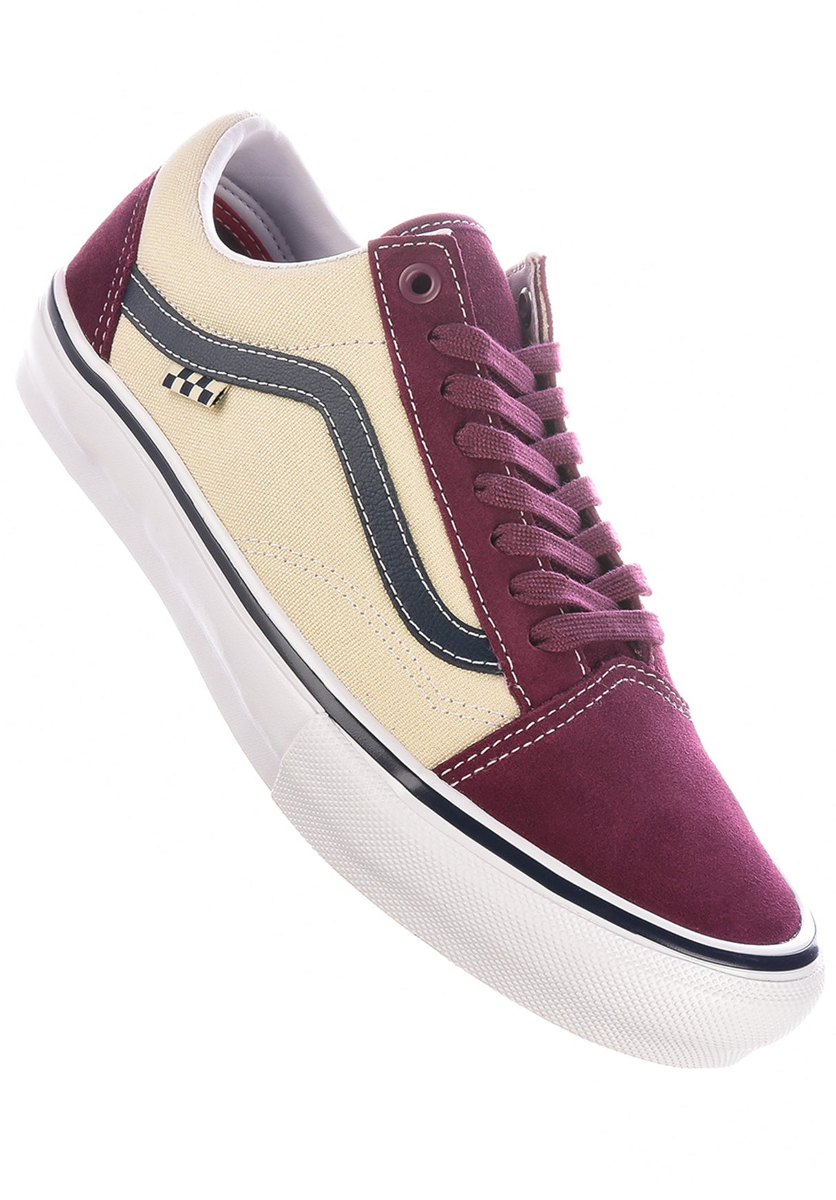 Skate Old Skool Vans Mens Shoes in mauvewine for men – TITUS