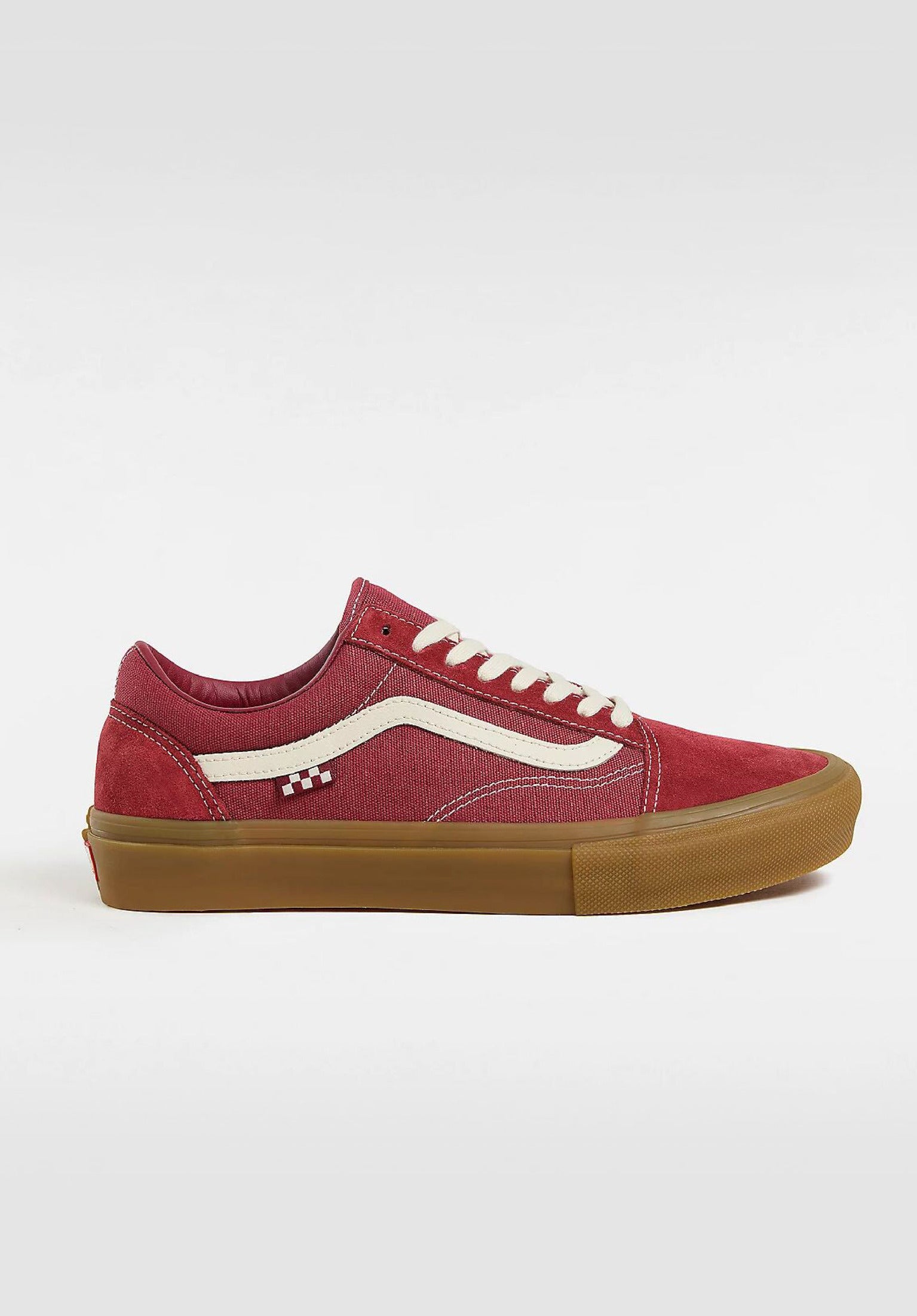 Skate Old Skool Vans Mens Shoes in red-gum for men – TITUS