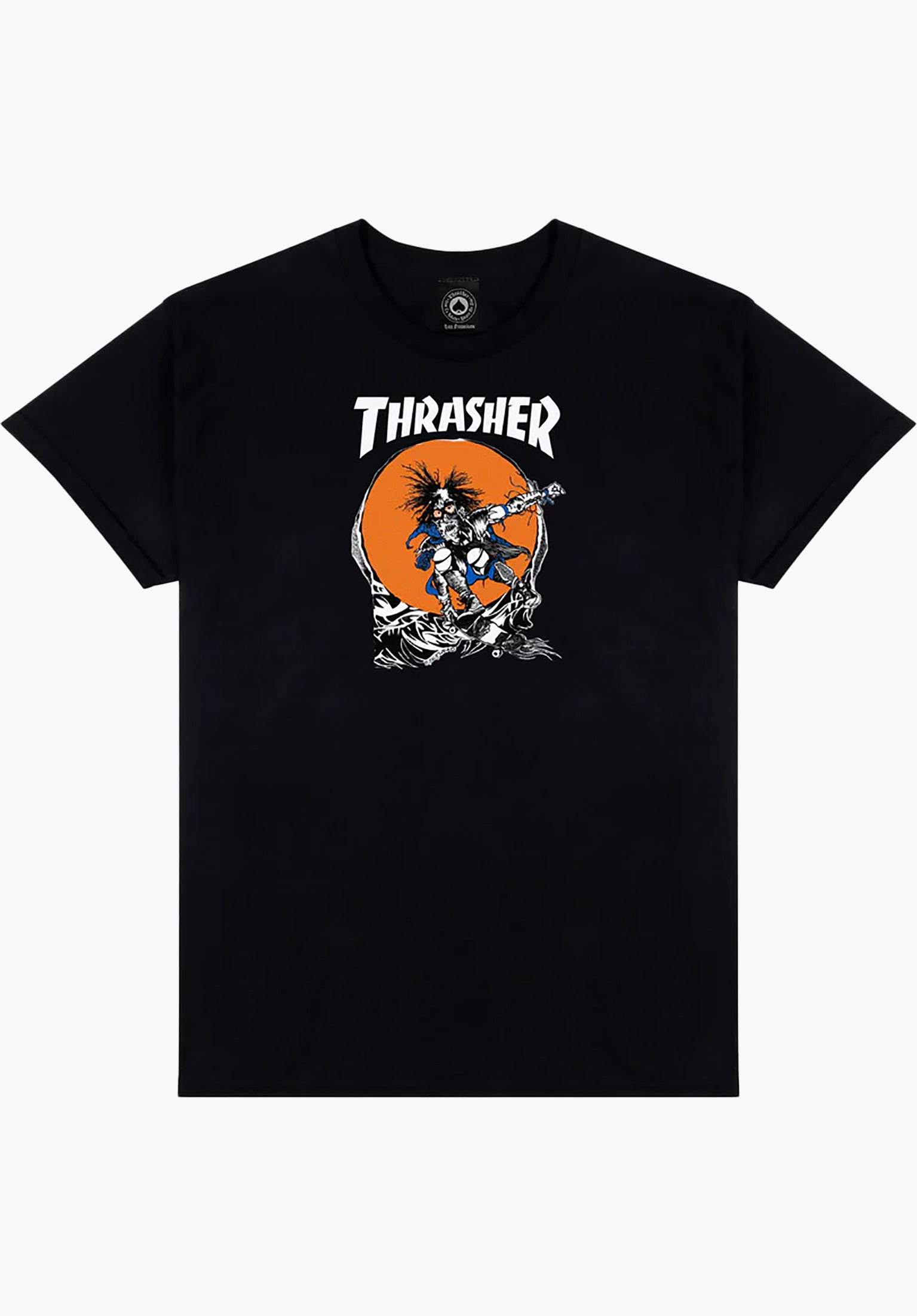 Skate Outlaw Thrasher T-Shirt in black for men – TITUS