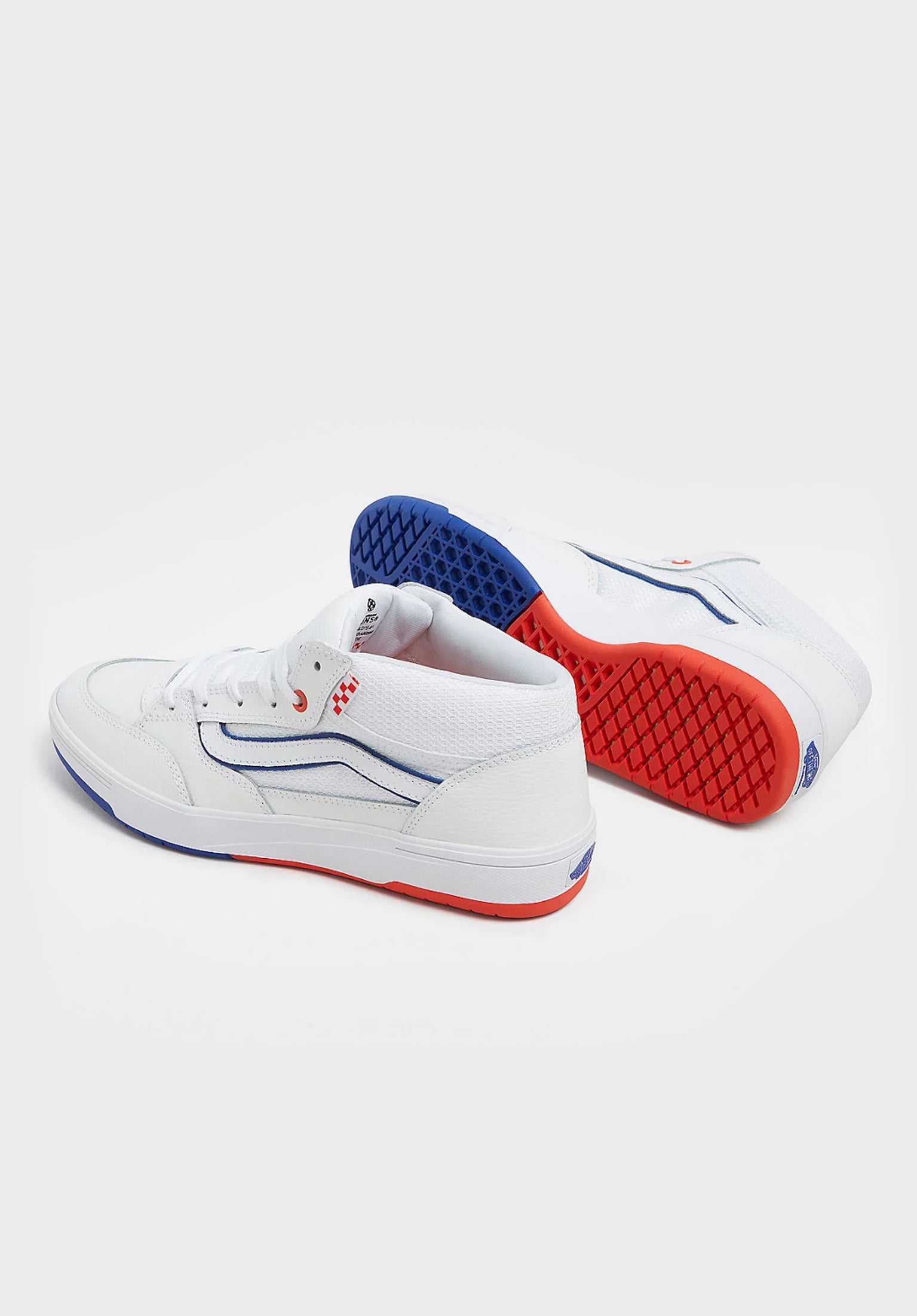 Skate Zahba Mid Vans Mens Shoes in athletic-white for men
