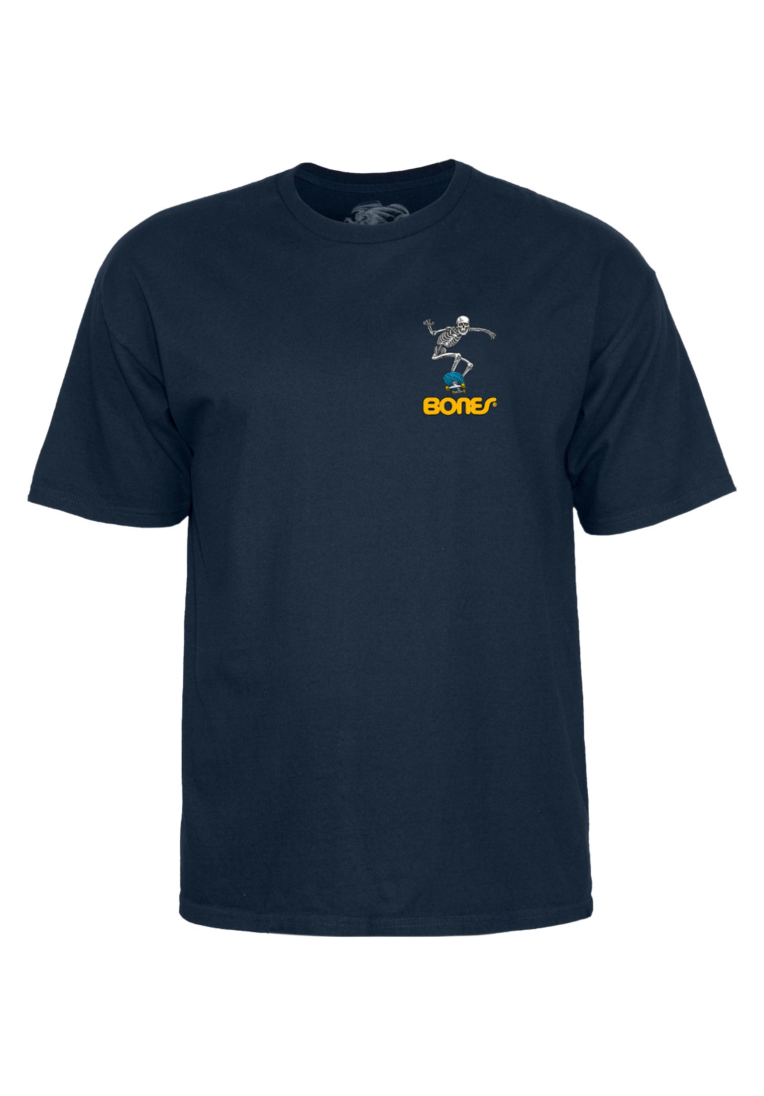 Skateboard Skeleton II Powell-Peralta T-Shirt in navy for men – TITUS