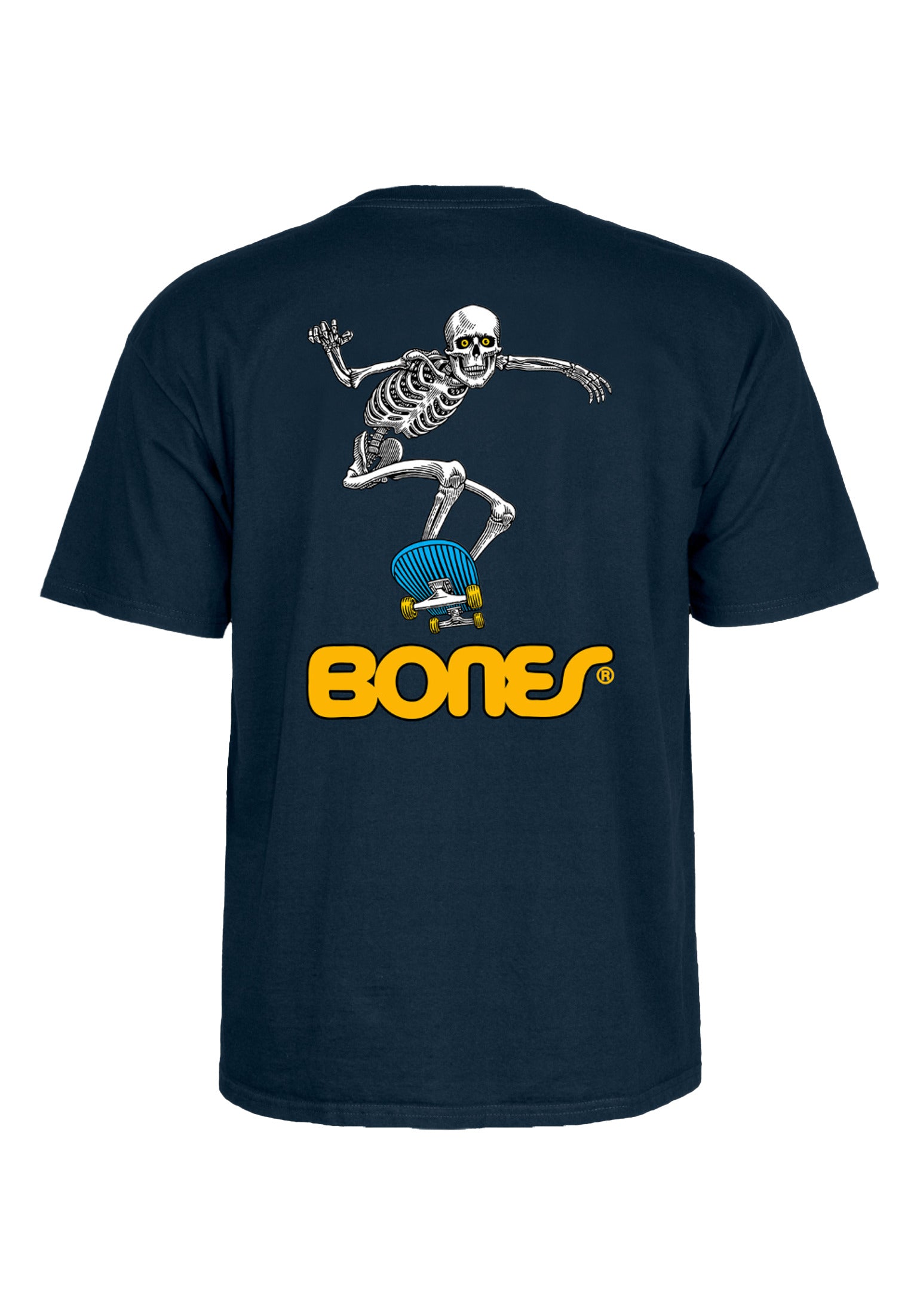 Skateboard Skeleton II Powell-Peralta T-Shirt in navy for men – TITUS
