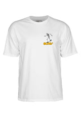 Skateboard Skeleton III white Rueckenansicht