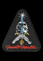 Skull & Sword '2' 3,5" Patch red Vorderansicht
