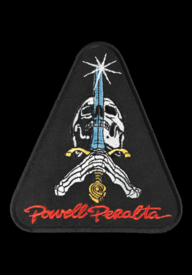 Skull & Sword '2' 3,5" Patch red Vorderansicht