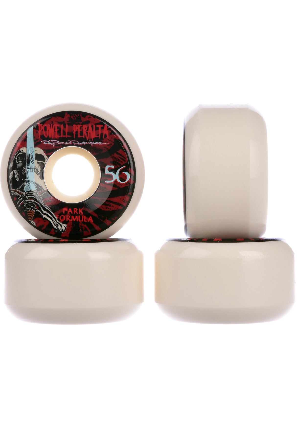 Skull & Sword PF white Rueckenansicht