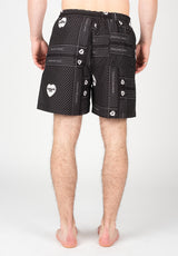 Slater Swim Trunks heartbandanaprint-black Closeup1