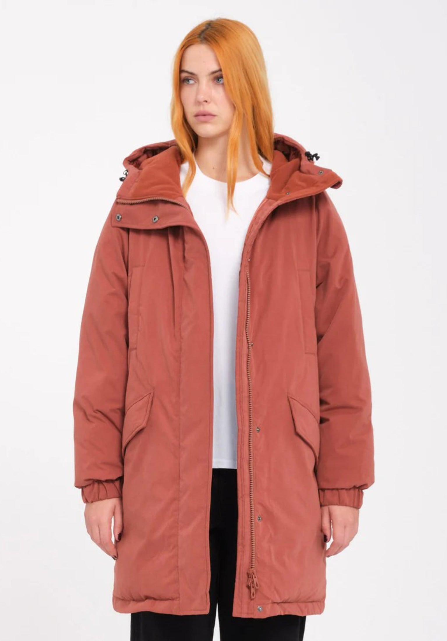 Volcom Puff Off Jacket - Quilted Zip Front With Water Repellent Finish