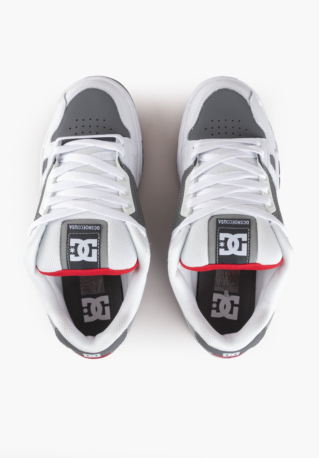 Stag DC Shoes Mens Shoes in white-grey-grey for men – TITUS