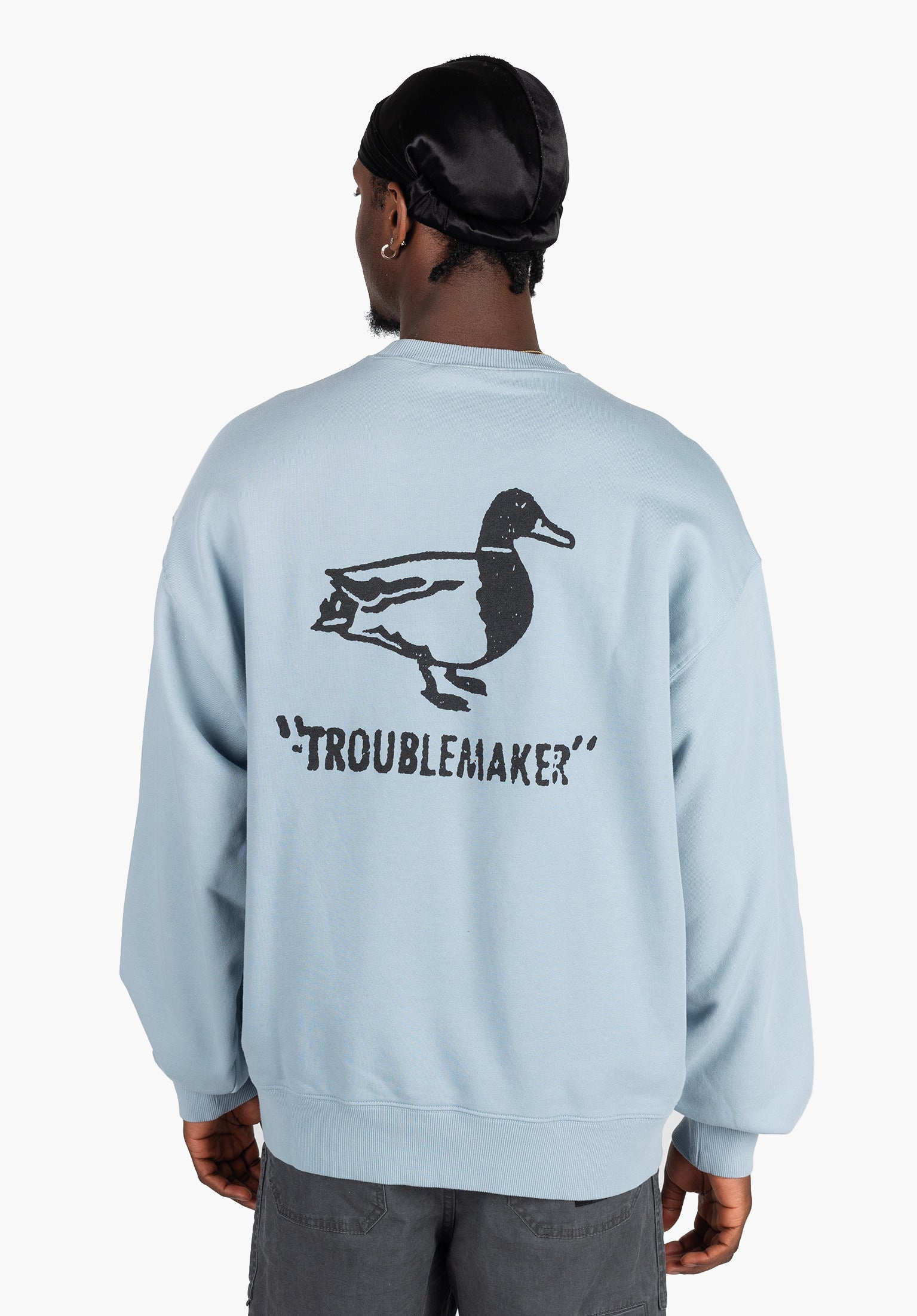 Stamp Carhartt WIP Sweatshirt in mistysky-blackstonewashed