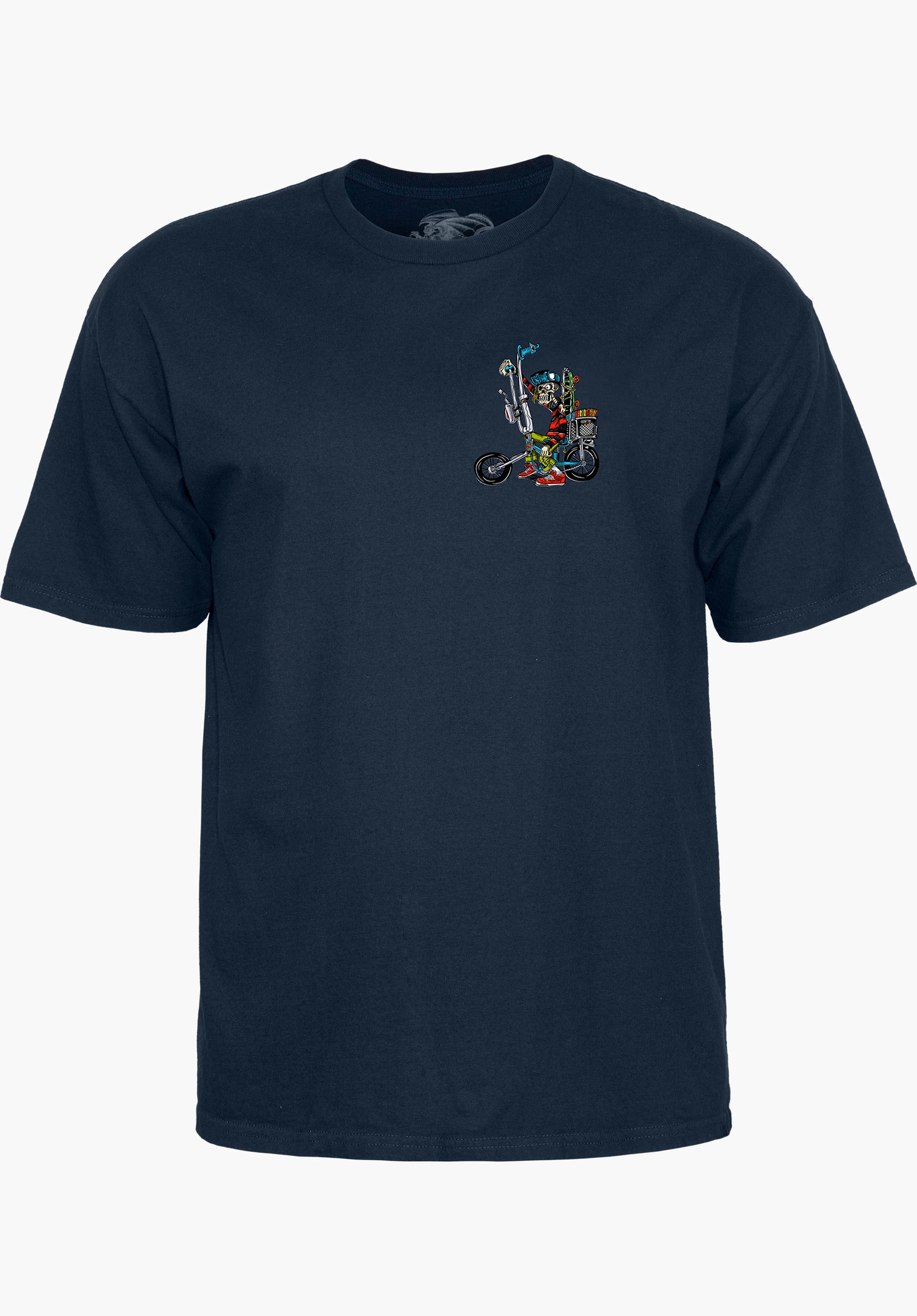 Steve Caballero Chopper Bike Powell-Peralta T-Shirt in navy