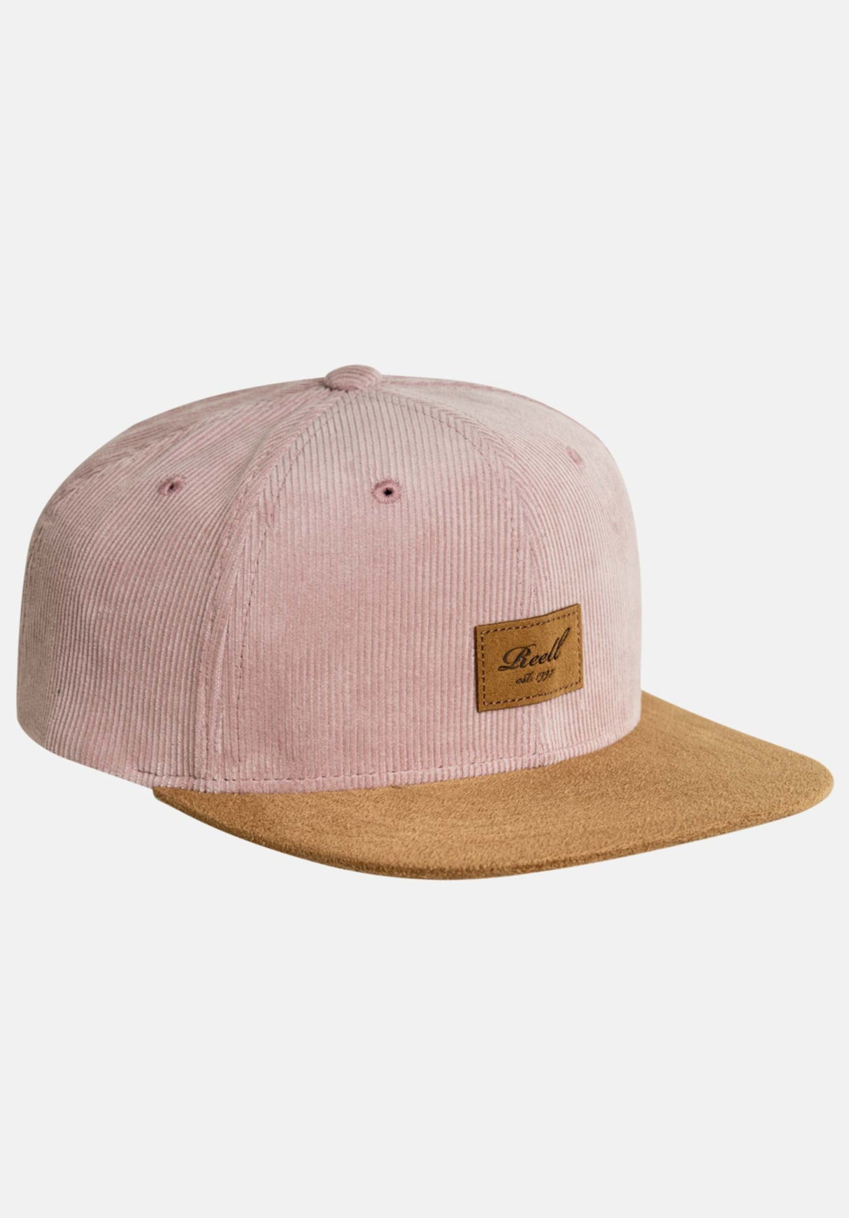 Suede 6-Panel silverpink-cord Vorderansicht
