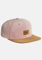 Suede 6-Panel silverpink-cord Vorderansicht