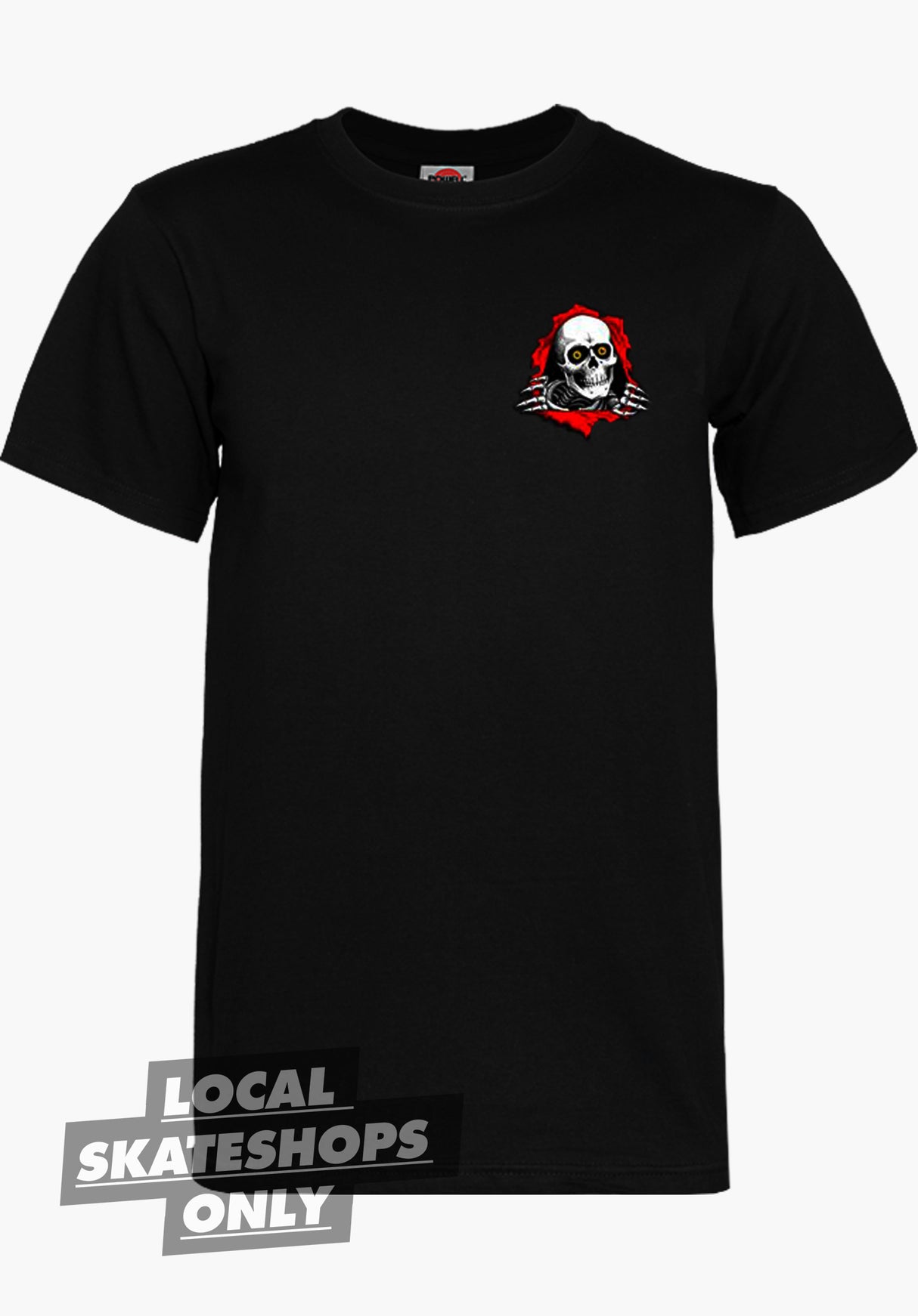 Support Your Local Skate Shop black Rueckenansicht