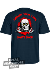 Support Your Local Skate Shop navy Closeup1