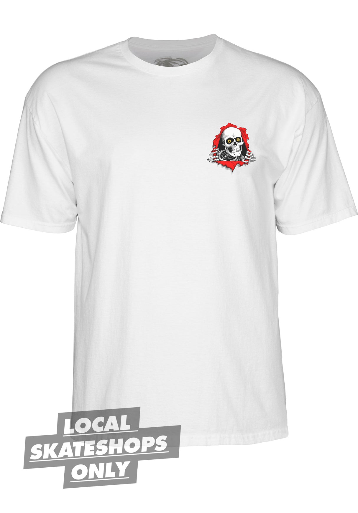 Support Your Local Skate Shop white Rueckenansicht