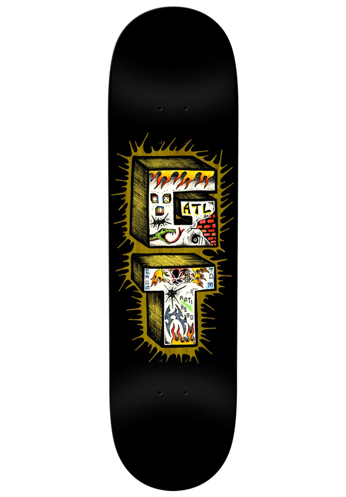 Taylor Stacked black Vorderansicht