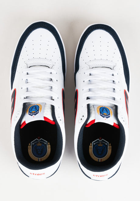 The Aurelien Xlt white-navy-red Closeup2