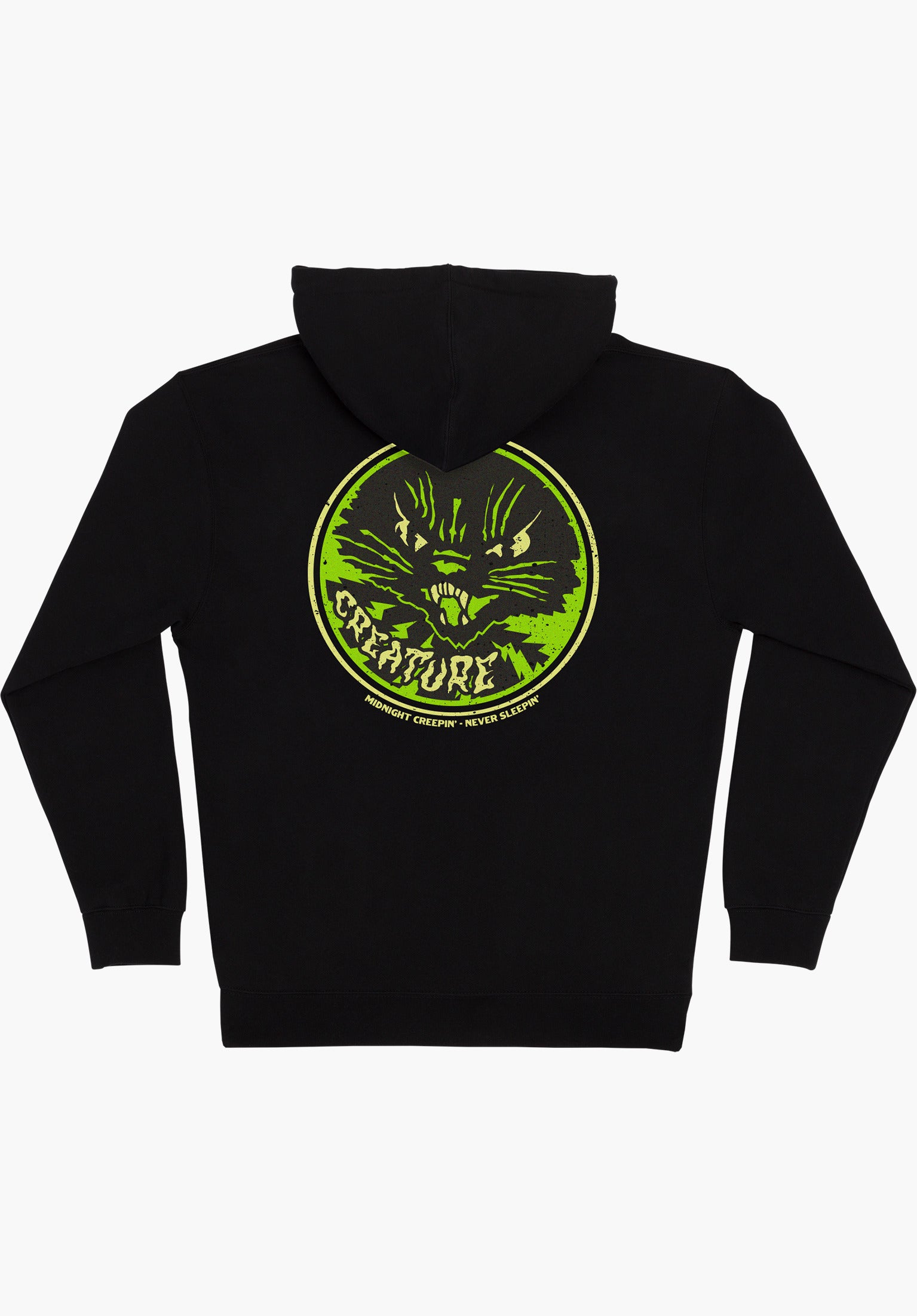 The Creeper Heavyweight Creature Zip Hoodie in black for c TITUS