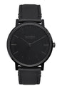 The Porter Leather allblack Vorderansicht