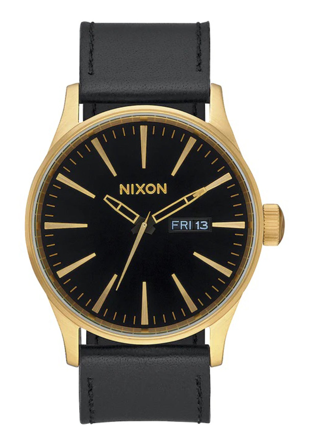 The Sentry Leather gold-black Vorderansicht
